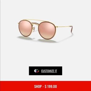Ray-ban round double bridge sunglasses